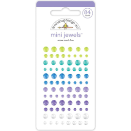 Doodlebug Adhesive Mini Jewels Snow Much Fun  