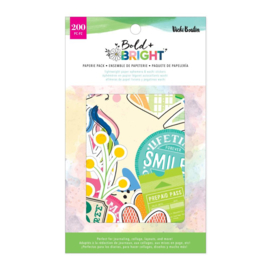 Vicki Boutin Bold And Bright Paperie Pack 200 Pieces  