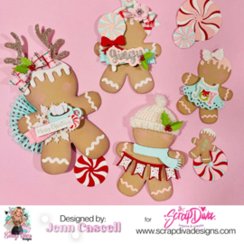 Scrapdiva Gingerbread Nesting Set