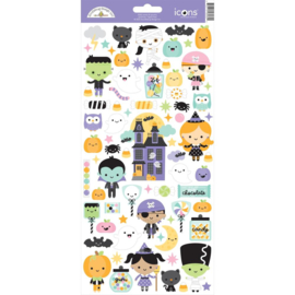 Doodlebug Cardstock Stickers 5.875"X13" Sweet & Spooky 