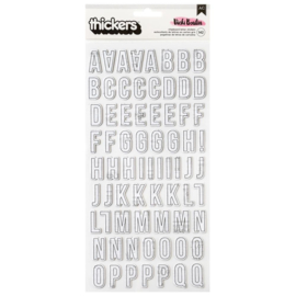 Vicki Boutin Mixed Media Thickers Stickers 142/Pkg Alpha  