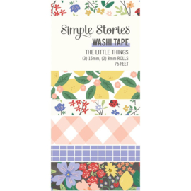 Simple Stories The Little Things Washi Tape 5/Pkg  