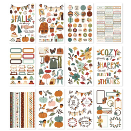 Simple Stories Sticker Book 12/Sheets Cider & Donuts  