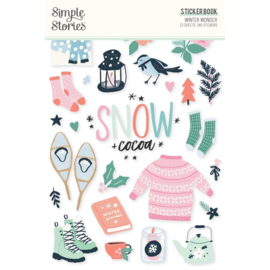 Simple Stories Sticker Book 12/Sheets Winter Wonder 