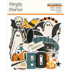 Simple Stories Simple Vintage Scary Stories Bits & Pieces Icons  