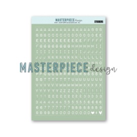 MPdesign – A5 Stickersheet – “Light Green Alphabet”