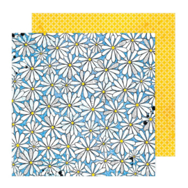 Vicki Boutin Bold And Bright Double-Sided Cardstock 12"X12" Picking Daisies  