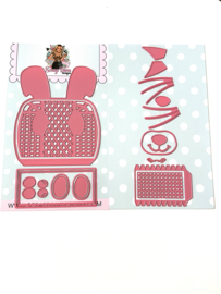 Scrapdiva Bunny Jelly Tote