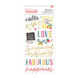 Bea Valint Sketchbook Thickers Phrases PREORDER