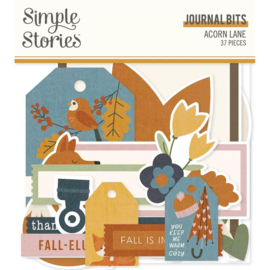 Simple Stories Acorn Lane Bits & Pieces Die-Cuts 37/Pkg Journal  