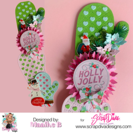 Scrapdiva  Oven Mitts Set 