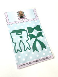 Scrapdiva Bow Bag Topper Small  