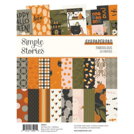 Simple Stories Double-Sided Paper Pad 6"X8" 24/Pkg FaBOOlous  