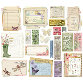 Simple Stories Simple Vintage Meadow Flowers Ephemera 21/Pkg  