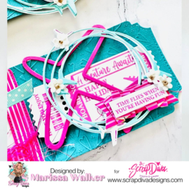 Scrapdiva Airplane Shaker