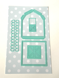 Scrapdiva 3D Barn Gift Box 