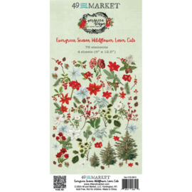 49 And Market Laser Cut Outs Wildflowers, Evergreen Season 