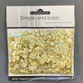 Simple and Basic Platinum Sequin Mix (SBS105)