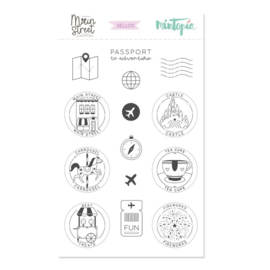 MINTOPIA MAIN STREET CLEAR STAMPS PASSPORT  