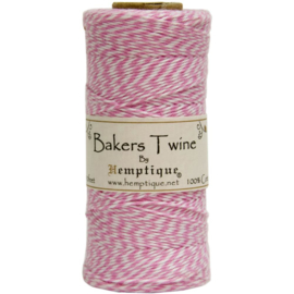 Hemptique Cotton Baker's Twine Spool 2-Ply 410' Light Pink