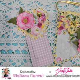 Scrapdiva Heart Paperclip 