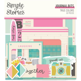 Simple Stories True Colors Bits & Pieces Die-Cuts 32/Pkg Journal  
