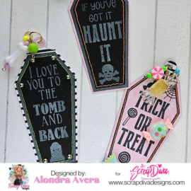 Scrapdiva Coffin Stamp and Die Set   