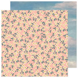 Maggie Holmes Parasol Double-Sided Cardstock 12"X12" Blooming  