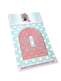 Scrapdiva  Double Stitched Arch Set
