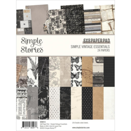 Simple Stories Double-Sided Paper Pad 6"X8" 24/Pkg Simple Vintage Essentials PREORDER