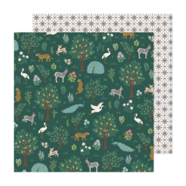 Maggie Holmes Woodland Grove Double-Sided Cardstock 12"X12" Walk in the Woods 