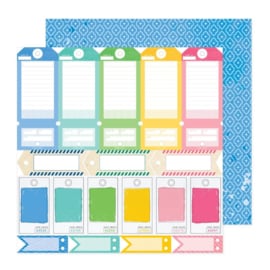 Vicki Boutin Bold And Bright Double-Sided Cardstock 12"X12" Mixed Tags 