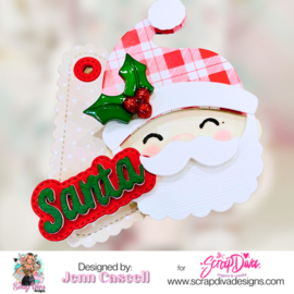 Scrapdiva Mini Santa