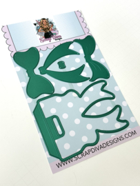 Scrapdiva Bow Bag Topper Large
