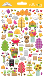 Doodlebug Farmers Market Puffy Icon Stickers  