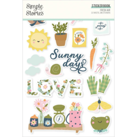 Simple Stories Sticker Book 12/Sheets Fresh Air
