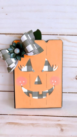 Scrapdiva Tall Jack O' Lantern  