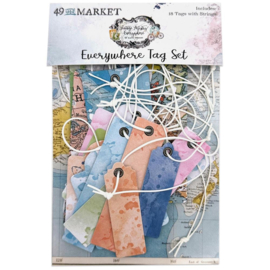 49 And Market Vintage Artistry Everywhere Tag Set 