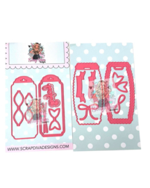 Scrapdiva Bookmark Set  