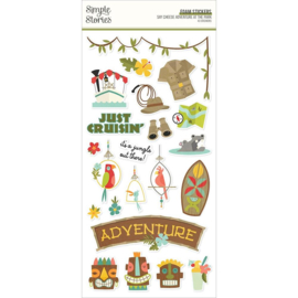 Simple Stories Say Cheese Adventure At The Park Foam Stickers 43/Pkg  
