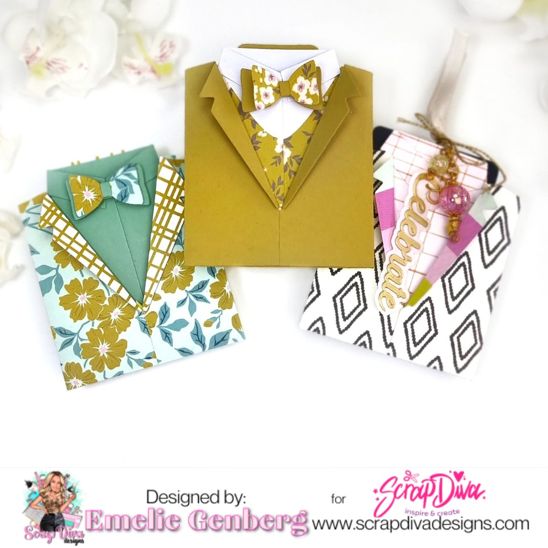 Scrapdiva 3PC Suit Tag preorder