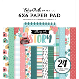 Echo Park Double-Sided Paper Pad 6"X6" 24/Pkg Telling Our Story