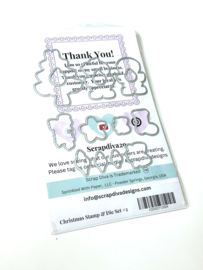 Scrapdiva Christmas Stamp & Die Set #2  