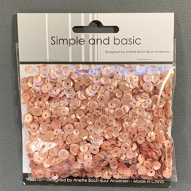 Simple and Basic Rosegold Sequin Mix (SBS107)