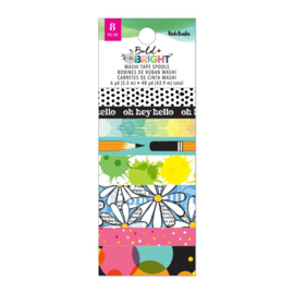 Vicki Boutin Bold And Bright Washi Tape 8 Pieces PREORDER