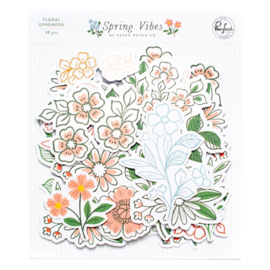 PinkFresh Floral Cardstock Die-Cuts Spring Vibes  