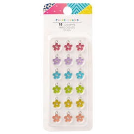 Paige Evans Blooming Wild Charms 18/Pkg  
