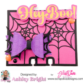 Scrapdiva Spiderweb Memorydex Shaker  
