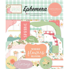 Carta Bella Cardstock Ephemera 33/Pkg Icons, Here Comes Spring