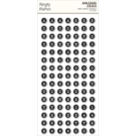 Simple Vintage Essentials Foam Stickers 210/Pkg Type Keys PREORDER